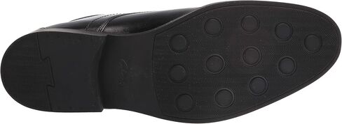 Clarks Men's Whiddon Plain Oxford, Black Leather, 10.5 in Saudi Arabia