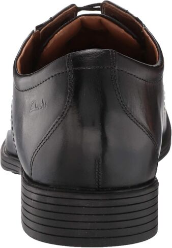 Clarks Men's Whiddon Plain Oxford, Black Leather, 10.5 in Saudi Arabia