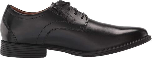 Clarks Men's Whiddon Plain Oxford, Black Leather, 10.5 in Saudi Arabia