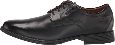 Clarks Men's Whiddon Plain Oxford, Black Leather, 10.5 in Saudi Arabia