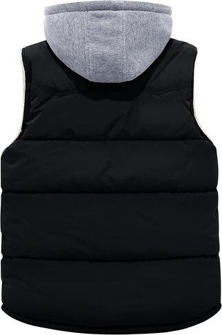 سترة منتفخة بغطاء للرأس للرجال من Wantdo معاطف شتوية خفيفة الوزن وسترة منتفخة دافئة in Kuwait