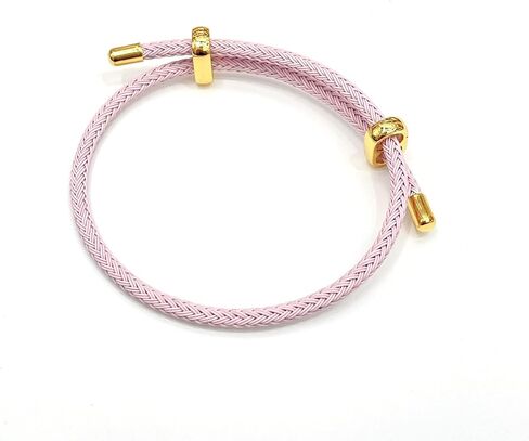 Caiyao Unisex Steel Rope Bracelet Couple Bracelet Simplicity Fashion Titanium Buckle Adjustable Wire Rope Bracelet for Women Men Jewelry Gift in Saudi Arabia