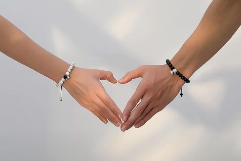 أساور MAIBAOTA للأزواج أساور مغناطيسية متطابقة للهدايا الكريستالية in Kuwait