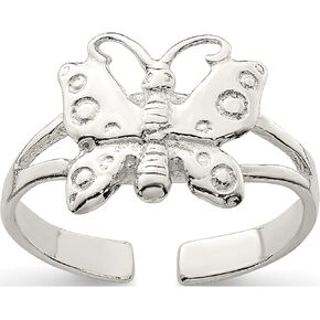 Sterling Silver Polished Fancy Toe Ring - Jewelry By Sweet Pea in Kuwait