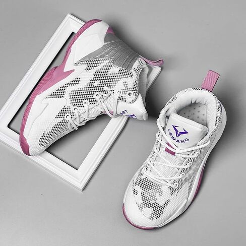 ESXGED Unisex Womens Fashion Mesh Comfy Non-Slip Breathable Basketball Shoes Mens Sports Athletic Running Tennis Casual Youth Sneakers in Kuwait
