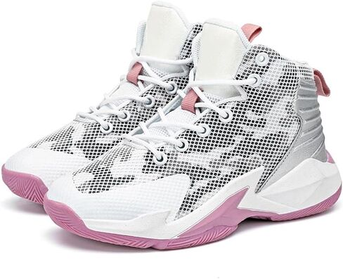 ESXGED Unisex Womens Fashion Mesh Comfy Non-Slip Breathable Basketball Shoes Mens Sports Athletic Running Tennis Casual Youth Sneakers in Kuwait