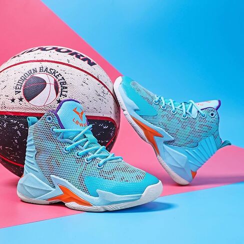 ESXGED Unisex Womens Fashion Mesh Comfy Non-Slip Breathable Basketball Shoes Mens Sports Athletic Running Tennis Casual Youth Sneakers in Kuwait