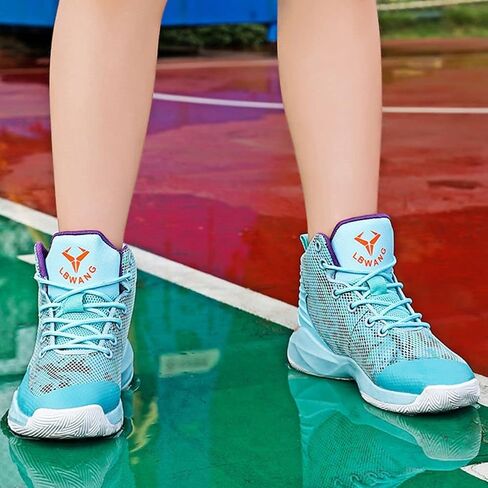 ESXGED Unisex Womens Fashion Mesh Comfy Non-Slip Breathable Basketball Shoes Mens Sports Athletic Running Tennis Casual Youth Sneakers in Kuwait