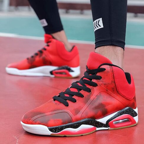 WILTENA Mens Fashion Comfy Air Cushion Basketball Shoes Boys Vogue Stylish Sports Tennis Sneakers Walking Casual Shoes in Kuwait