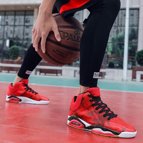 WILTENA Mens Fashion Comfy Air Cushion Basketball Shoes Boys Vogue Stylish Sports Tennis Sneakers Walking Casual Shoes in Kuwait