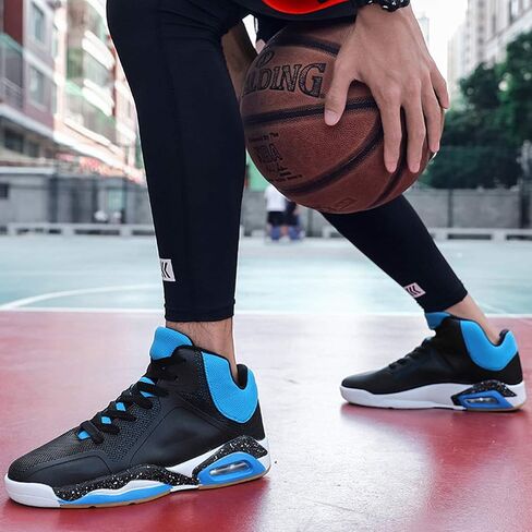 WILTENA Mens Fashion Comfy Air Cushion Basketball Shoes Boys Vogue Stylish Sports Tennis Sneakers Walking Casual Shoes in Kuwait