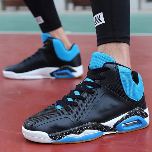 WILTENA Mens Fashion Comfy Air Cushion Basketball Shoes Boys Vogue Stylish Sports Tennis Sneakers Walking Casual Shoes in Kuwait