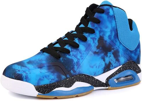 WILTENA Mens Fashion Comfy Air Cushion Basketball Shoes Boys Vogue Stylish Sports Tennis Sneakers Walking Casual Shoes in Kuwait