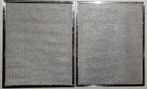 فلتر الشحوم البديل 707929 للعديد من غطاء محرك السيارة Maytag Jenn-Air مقاس 14 × 11.4 بوصة (عبوة من قطعتين) in Kuwait