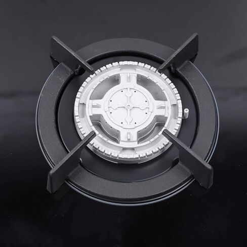 Gas Cooktop 30 Inch Gas Stove Cooktop Stove Burner Tempered Glass Built in 5 Burners Gas Hob Grate Stovetop LPG/NG Convertible (Style 1) in Kuwait