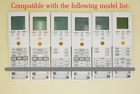 Replacement for Fujitsu Air Conditioner Remote Control AR-REM1U ARREM1U ASU9RLS3Y ASU12RLS3Y ASU15RLS3Y ASU30RLE, ASUG09LZAS ASUG12LZAS ASUG15LZAS Display in Both Fahrenheit and Celsius in Saudi Arabia