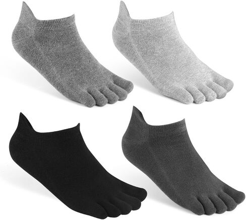 Meaiguo Men's Toe Socks Cotton Five Finger Socks Athletic Toe Socks for Running in Saudi Arabia