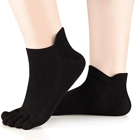 Meaiguo Men's Toe Socks Cotton Five Finger Socks Athletic Toe Socks for Running in Saudi Arabia
