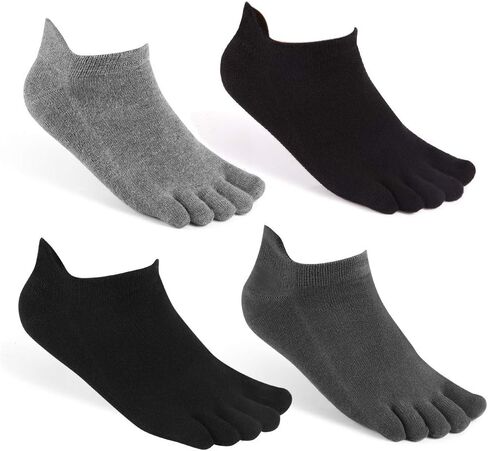 Meaiguo Men's Toe Socks Cotton Five Finger Socks Athletic Toe Socks for Running in Saudi Arabia