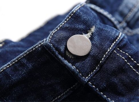 شورت جينز QZH.DUAO للرجال من قماش الدنيم الممزق in Kuwait