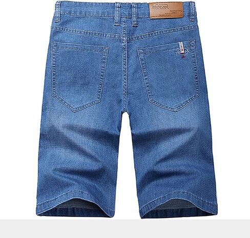 XYGJZ Jean Shorts for Men Strech Big and Tall Relaxed Loose Fit Straight Leg Baggy Denim Shorts Big Size 30-56 in Saudi Arabia