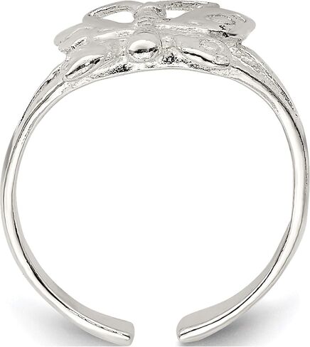 Sterling Silver Polished Fancy Toe Ring - Jewelry By Sweet Pea in Saudi Arabia