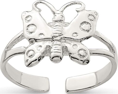 Sterling Silver Polished Fancy Toe Ring - Jewelry By Sweet Pea in Saudi Arabia
