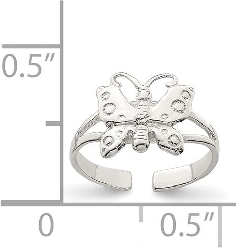 Sterling Silver Polished Fancy Toe Ring - Jewelry By Sweet Pea in Saudi Arabia