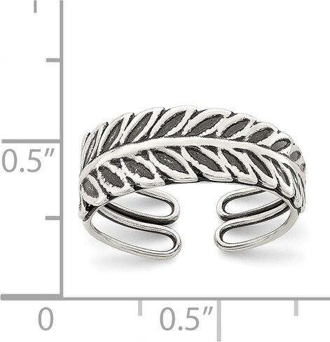 Sterling Silver Antiqued Fancy Toe Ring - Jewelry By Sweet Pea in Saudi Arabia