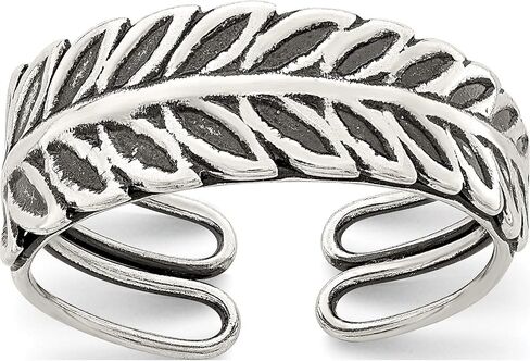 Sterling Silver Antiqued Fancy Toe Ring - Jewelry By Sweet Pea in Saudi Arabia