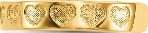 14K Yellow Gold Heart Toe Ring - Jewelry By Sweet Pea in Saudi Arabia