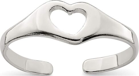 Sterling Silver Heart Toe Ring - Jewelry By Sweet Pea in Kuwait