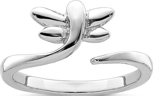 Sterling Silver Rhodium-Plated Dragonfly Toe Ring - Jewelry By Sweet Pea in Saudi Arabia
