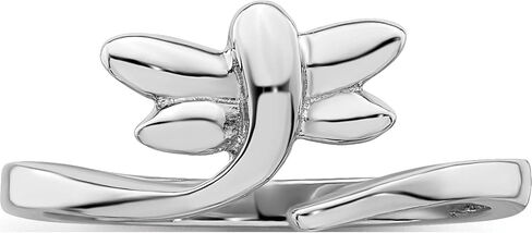 Sterling Silver Rhodium-Plated Dragonfly Toe Ring - Jewelry By Sweet Pea in Saudi Arabia