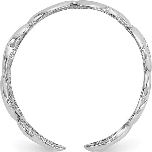 14K White Gold Heart Toe Ring - Jewelry By Sweet Pea in Saudi Arabia