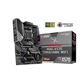 MSI MAG X570 TOMAHAWK WIFI Motherboard (AMD AM4, DDR4, PCIe 4.0, SATA 6Gb/s, M.2, USB 3.2 Gen 2, AC Wi-Fi 6, HDMI, ATX)