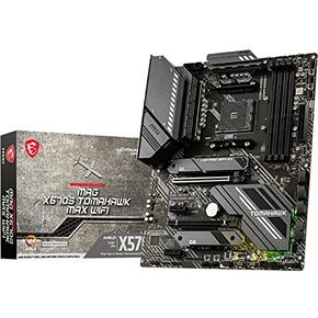 MSI MAG X570 TOMAHAWK WIFI Motherboard (AMD AM4, DDR4, PCIe 4.0, SATA 6Gb/s, M.2, USB 3.2 Gen 2, AC Wi-Fi 6, HDMI, ATX)