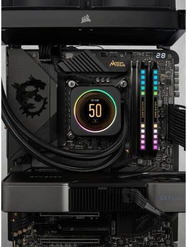 Corsair Dominator Platinum RGB DDR5 64GB (2x32GB) 5200MHz C40 Intel Optimized Desktop Memory (Onboard Voltage Regulation, Patented CORSAIR DHX Cooling, 12 Ultra-Bright CAPELLIX RGB LEDs) Black in Kuwait