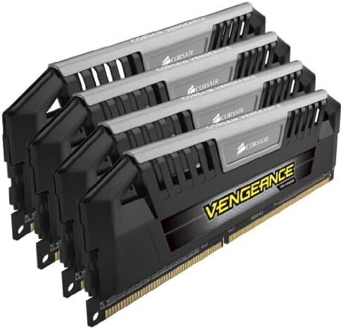 Corsair CMY32GX3M4A1600C9 Vengeance Pro 32GB (4x8GB) DDR3 1600 MHz (PC3 12800) Desktop 1.5V, Black in Saudi Arabia