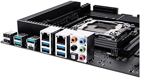 ASUS Pro WS C422-ACE, Intel Xeon W Workstation Processors, ATX Workstation Motherboard with 14 Power Stages, Triple M.2, Dual U.2, Dual Intel LAN, DDR4 ECC Memory Support, and ASUS Control Center Ex in Saudi Arabia