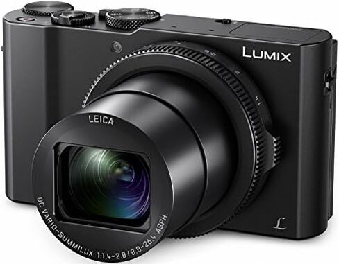 Panasonic LUMIX LX10 4K Digital Camera, 20.1 Megapixel 1-Inch Sensor, 3X LEICA DC VARIO-SUMMILUX Lens, F1.4-2.8 Aperture, POWER O.I.S. Stabilization, 3-Inch LCD, DMC-LX10K (Black) in Saudi Arabia