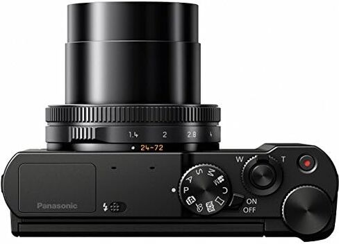 Panasonic LUMIX LX10 4K Digital Camera, 20.1 Megapixel 1-Inch Sensor, 3X LEICA DC VARIO-SUMMILUX Lens, F1.4-2.8 Aperture, POWER O.I.S. Stabilization, 3-Inch LCD, DMC-LX10K (Black) in Saudi Arabia
