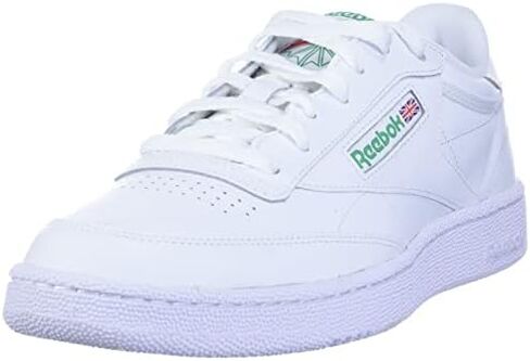 Reebok Classics Men's Club C Sneaker, White/Green, 13 in Saudi Arabia