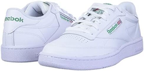 Reebok Classics Men's Club C Sneaker, White/Green, 13 in Saudi Arabia