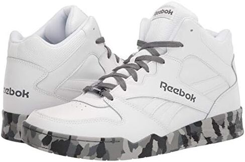 Reebok Men's BB4500 Hi 2 Sneaker, White/Cold Grey, 7.5 Wide in Kuwait