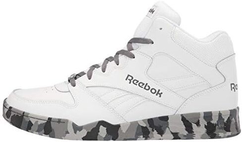 Reebok Men's BB4500 Hi 2 Sneaker, White/Cold Grey, 7.5 Wide in Kuwait