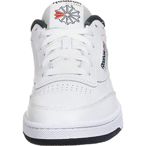 Reebok Classics Men's Club C Sneaker, White/Navy, 8 in Kuwait