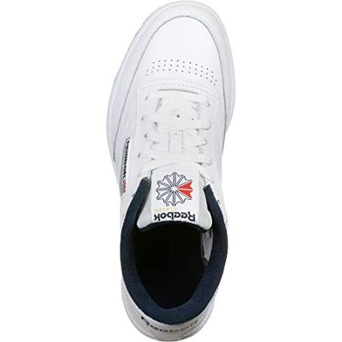 Reebok Classics Men's Club C Sneaker, White/Navy, 8 in Kuwait