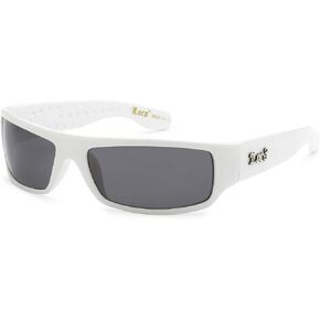 Locs 9003 White Sunglasses | Authentic Gangster Square Lowrider Maddogger Shades in Saudi Arabia