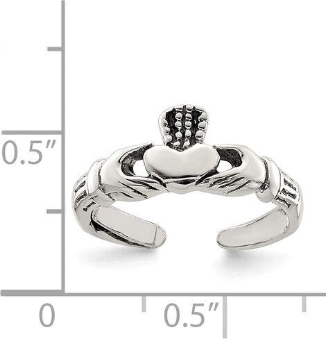 Sterling Silver Claddagh Toe Ring - Jewelry By Sweet Pea in Saudi Arabia